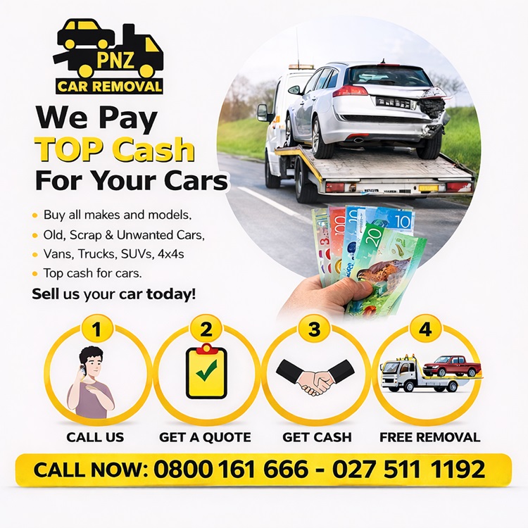 Car removal and wrecker Palmerston North